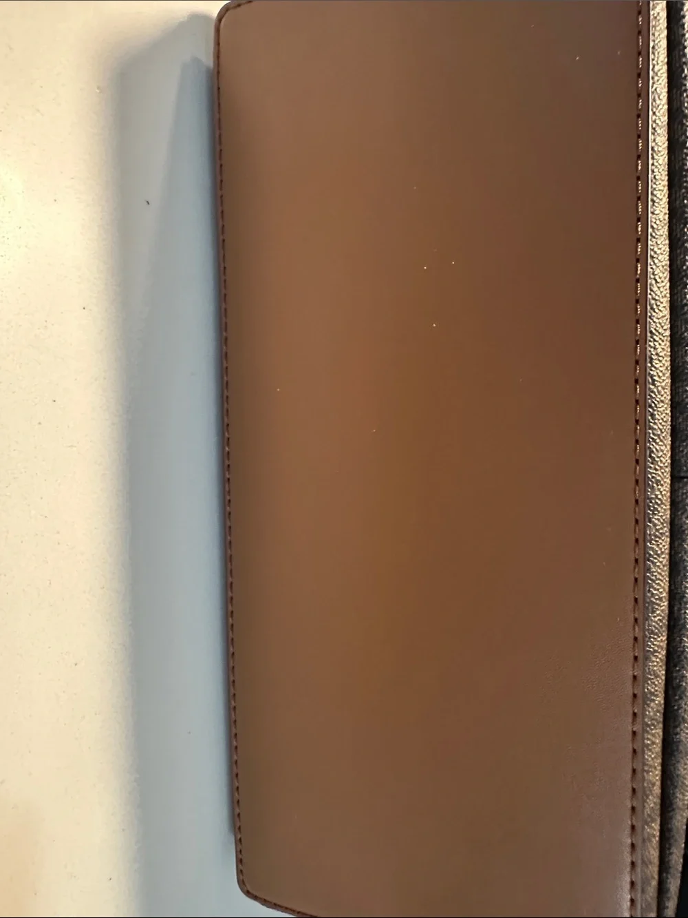 Michael Kors Brown and Tan Logo Tote with Front Pockets